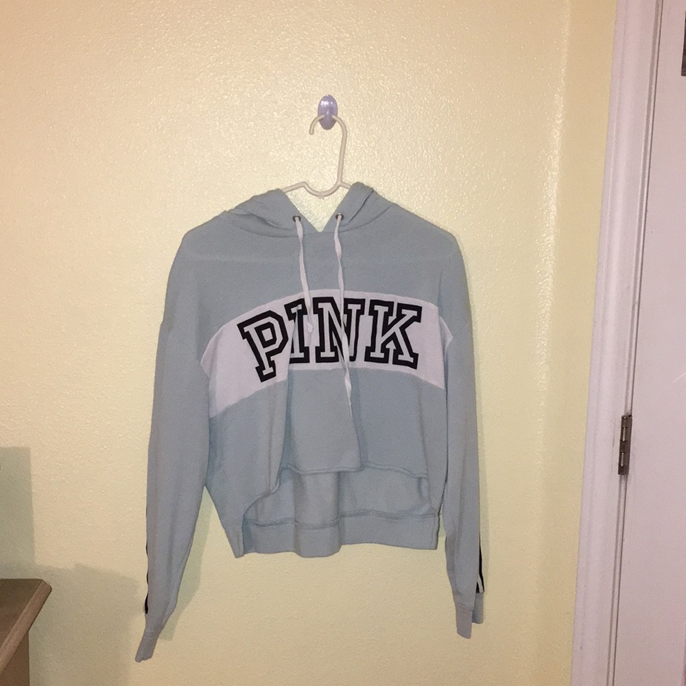pink hoodie